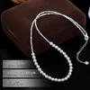 Banyan Tree S925 Silver Pearl Clavicle Necklace: Women's Luxury Niche Design with Broken Silver Accents