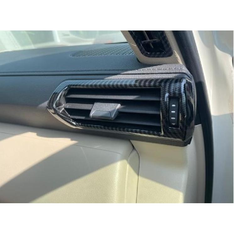 Carbon Fiber Front Air Outlet Vent Cover Trim For Toyota Land Cruiser 2022 2023