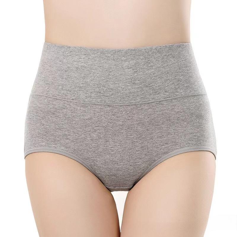 1Pc/Lot High Waist Underwear Cotton Panties Women Body Slim Abdominal Underwear Plus Size Girls Briefs Female Lingerie Shaper
