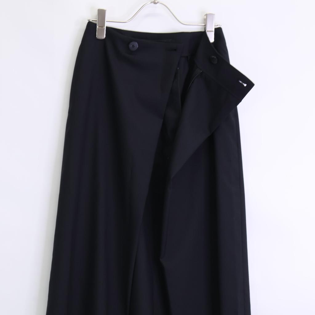EDITION Black 24 Stainless Steel Washable Long Lap Skirt Wool Long Skirt skirt 34 blackUsed