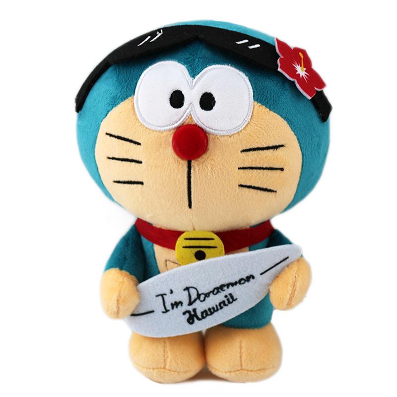 

Plush Doraemon Doll Pineapple Surf Kids Toy Fans Gift Home Decor Height 20cm Surf