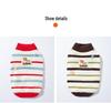 Cozy Striped Faux Mink Sweater for Small/Medium Dogs & Cats - Autumn/Winter Pet Apparel