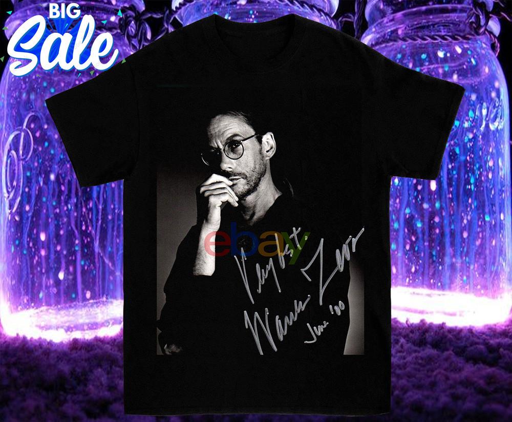 WARREN ZEVON SIGNED Black All Size S-4XL CG213 Unisex T-Shirt XXL