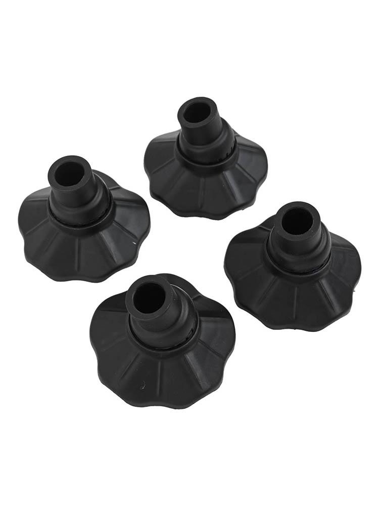 Conjunto de 4 Protetores de Pé de Cadeira Antiderrapantes e Resistentes ao Desgaste para Acampamento ao Ar Livre