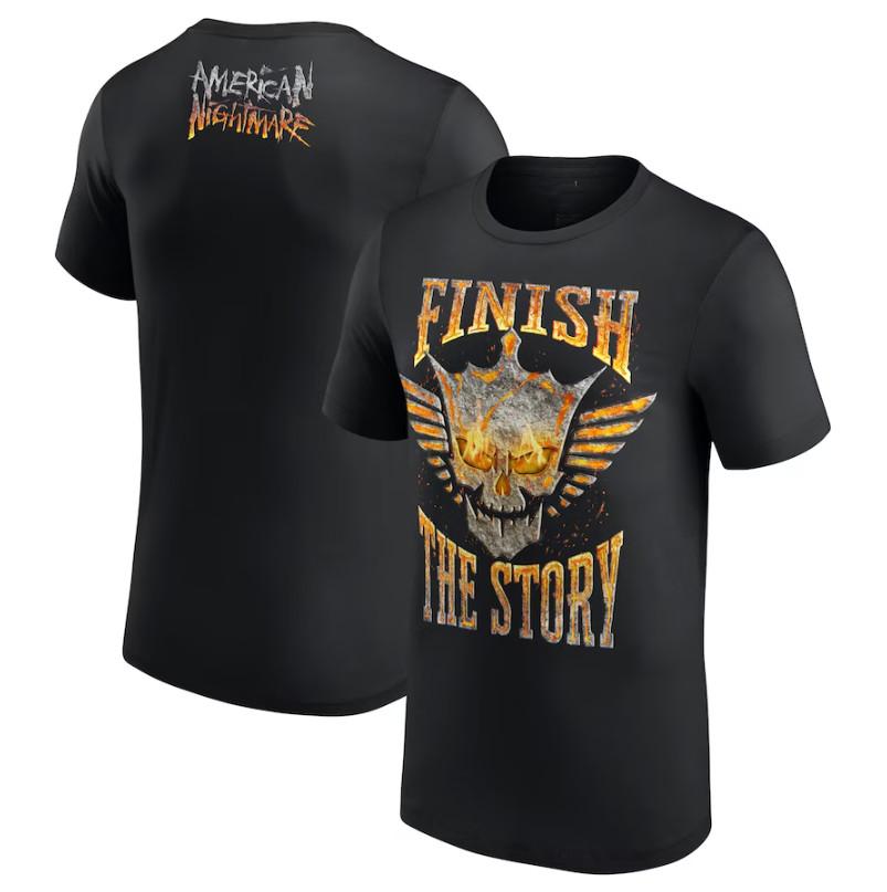Черная футболка унисекс Cody Rhodes Finish The Story с логотипом Smelting XXXL