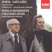 

CD DVORAK, SAINT-SAENS; ROSTROPOVICH - Dvorak/Saint 077774930628 EMI Classics 1987 Germany Classical Used