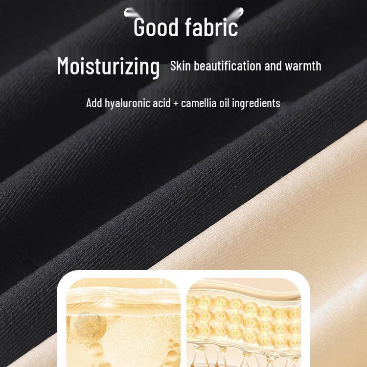 Plus Size 200 Jin Warm Top and Long Johns Set with Hyaluronic Acid for Women