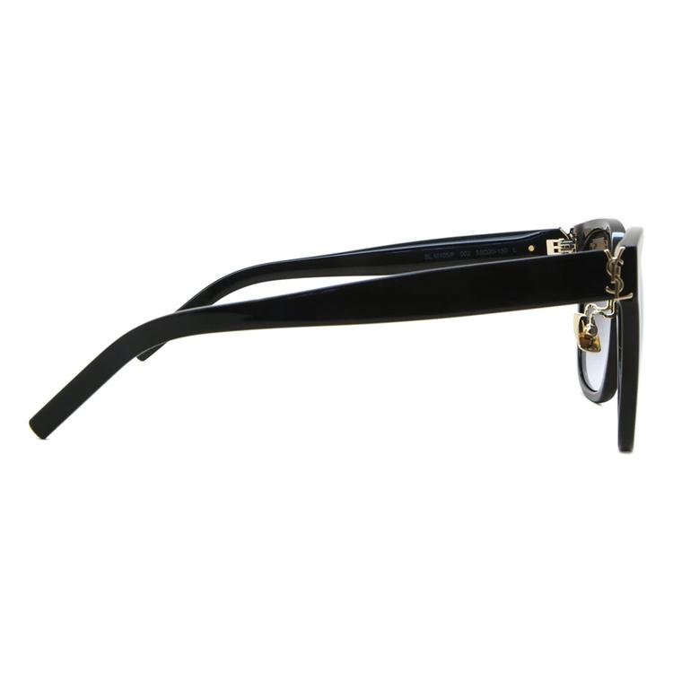 Saint Laurent Solid Lens Square Sunglasses Women sunglasses Black SLM105006