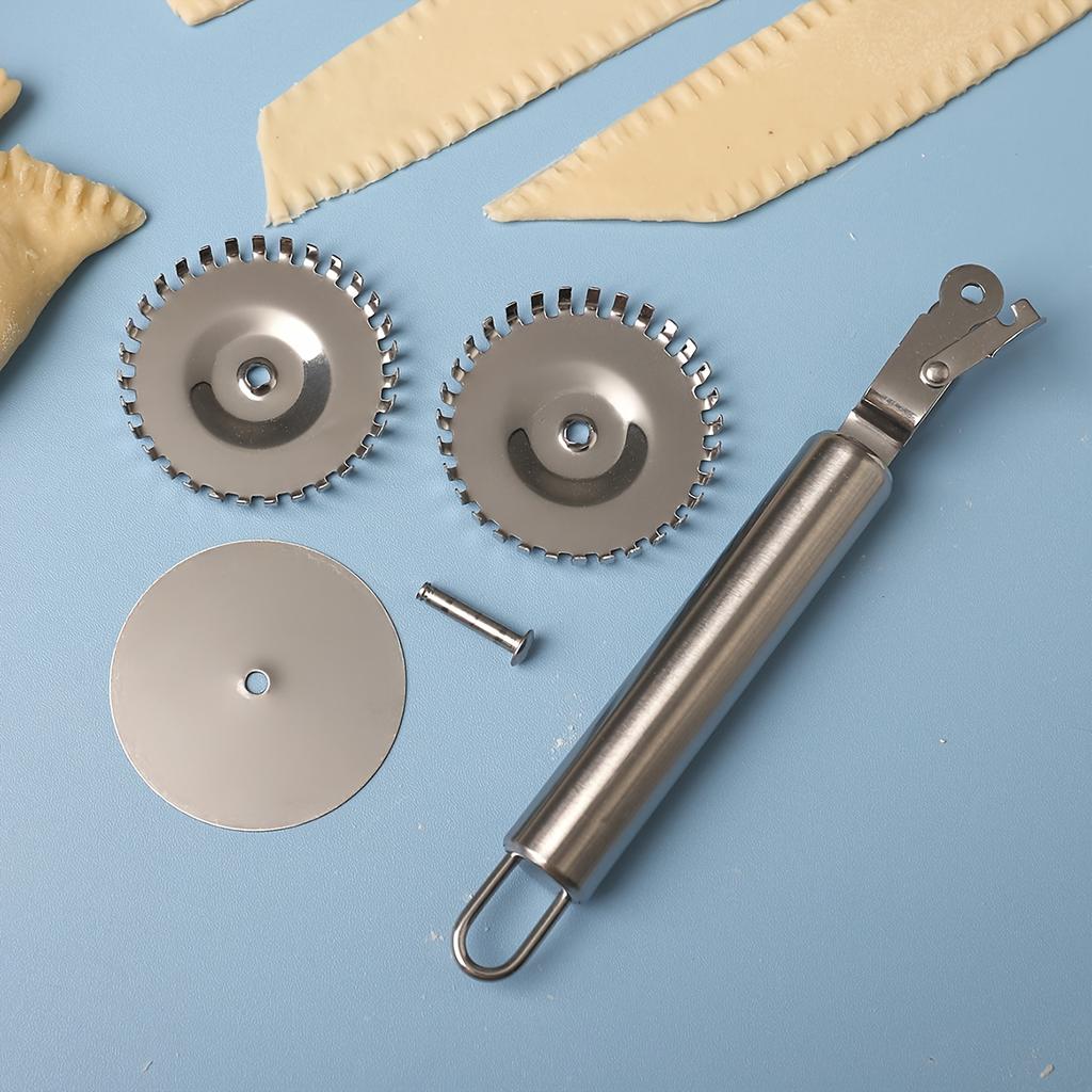 1pc stainless steel fancy roller embossing machine, texture lace cutter, lace cutting kitchen baking tool, all steel lace press