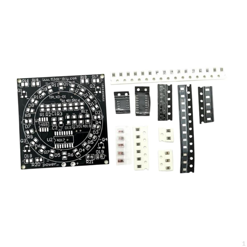 Kit for Electronic Soldering Practice Includes SMD Board And Printed Circuit Suitable