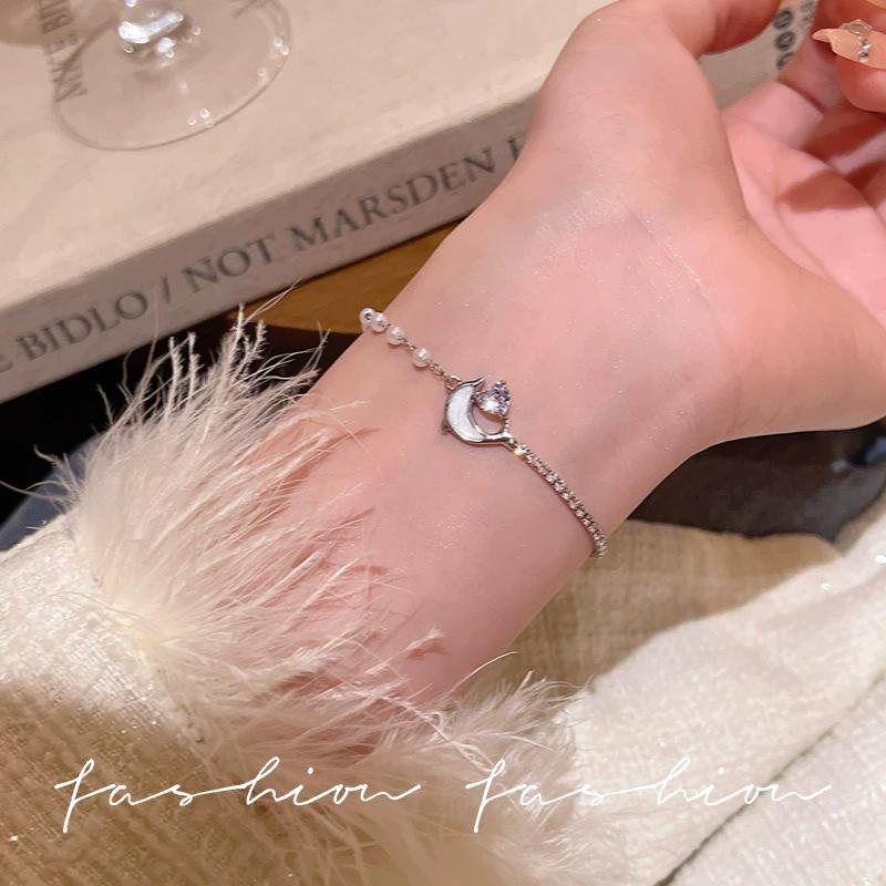 Korean Ins Tide Pearl Bracelet Design Temperament Bracelet Couple Bracelet Hand Jewelry