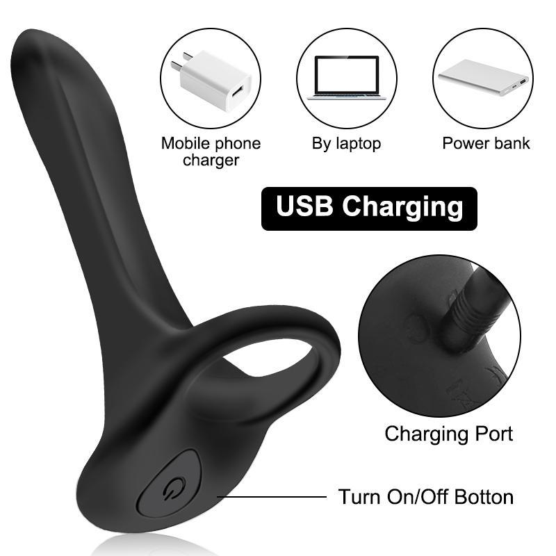 Penisring Vibrator Erotik für Paare Vibrierender Penisring Penis Erektion Klitorisstimulator Klitorisplug Spaß Erotische Produkte für Erwachsene