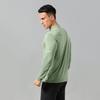 Running Shirt Quarter Zipper Athletic Drying Long Shirt Quick Sleeve Pullover Shirt for Workout Gym