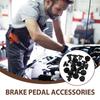 Cabilock 20 Pcs Brake Pedal Rubber Particles Brake Light Pedal Buttons Shake