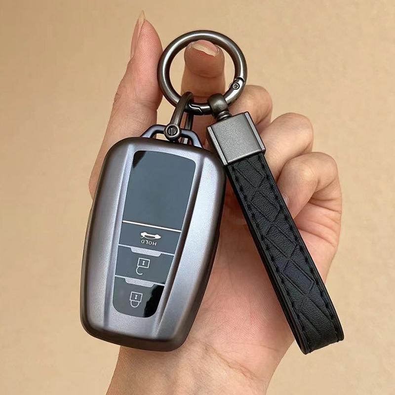 2\3\4 Button Tpu Car Key Case Cover for Toyota Highlander XLE Corolla LE Cross Hybrid Camry TRD 2019 Rav4 Avalon Car Accessories