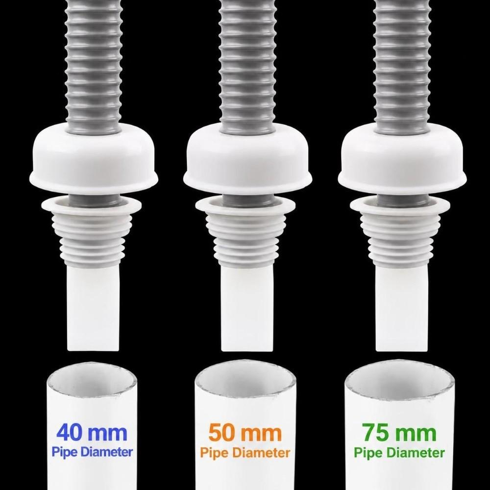 Plastic Drain Pipe Seal Floor Drain Seal for Bathroom Washing Machine and Sink Drainage