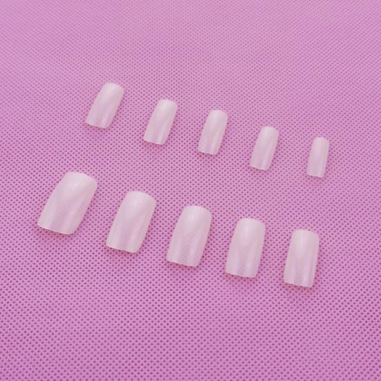 500Pcs/Box Nail Tips Transparent Lightweight Natural Color Round Head Extension Fake Nails for Women