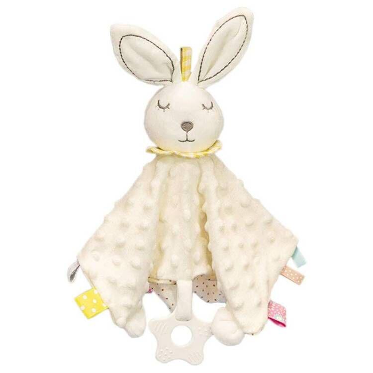 Cute Cartoon Animal Plush Baby Soothing Towel with Toy - CPC CE EN Certified