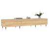 TV Cabinet In Sonoma Oak Finish 150 X 36 X 30 Cm Engineered Wood