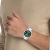 CALVIN KLEIN Knight Series Watch Automatic Mechanical Movement Steel Strap 40mm Green Dial Unisex 30m Waterproof 25300022