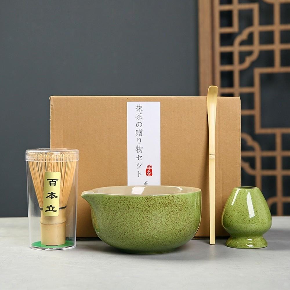 Match Bowl Matcha Brush Matcha Spoon Matcha Whisk Set Reusable Green Tea Whisk  for Tea Lovers