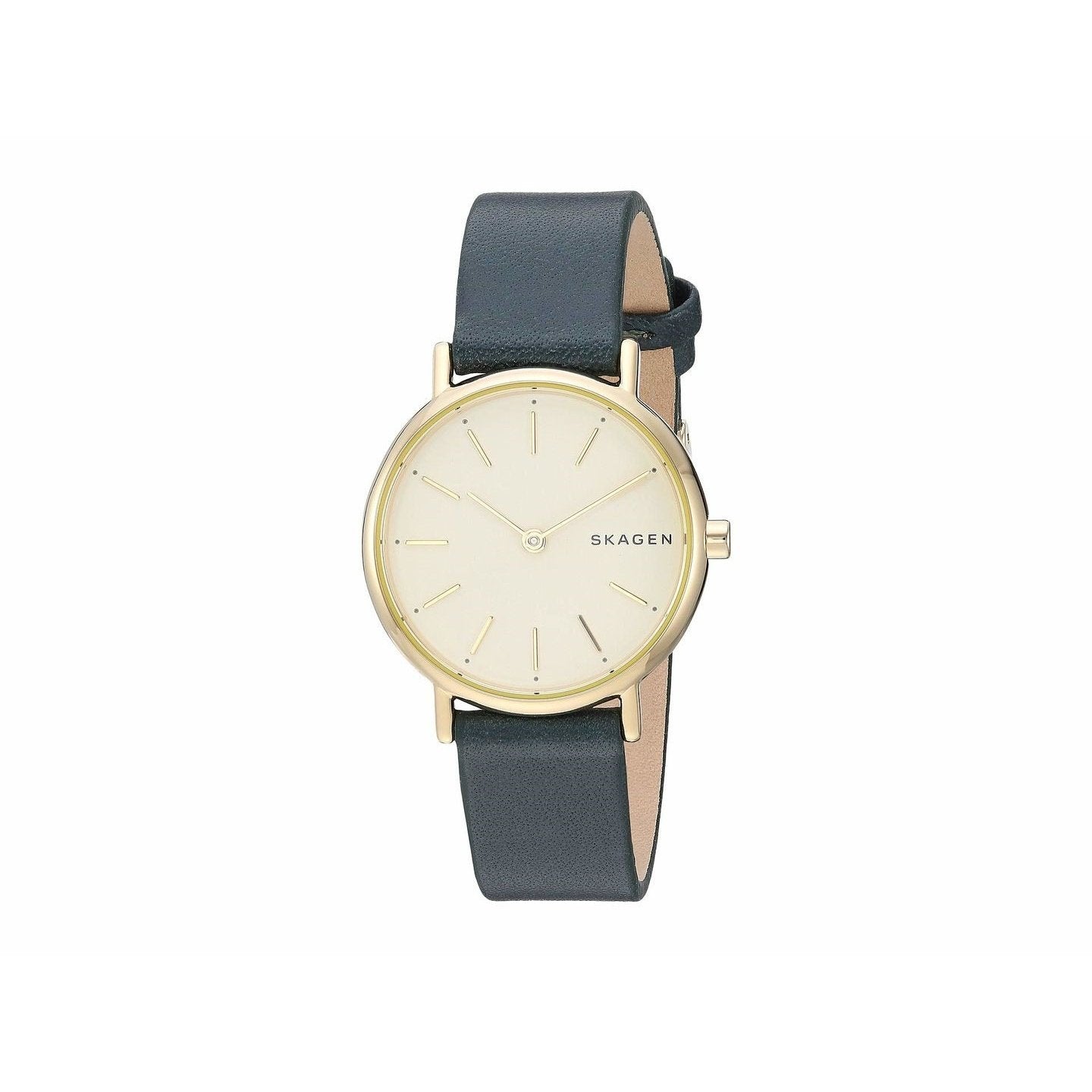SKAGEN Women Signatur Green Leather Watch