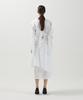 Meuameu Off-Sleeve Tied Shirt Dress