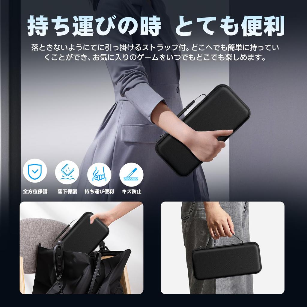 New Switch 2 Storage Includes 2 Screen Protective and 6 Stick Includes Protective Protective Large Capacity Storage 12 Game Card Full High Scratch and