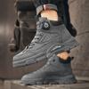 Men's Boots Autumn and Winter New Rotating Shoelaces Fashion Casual Boots Youth Outdoor Boot Anti Slip Soft Sole Workwear Boots
