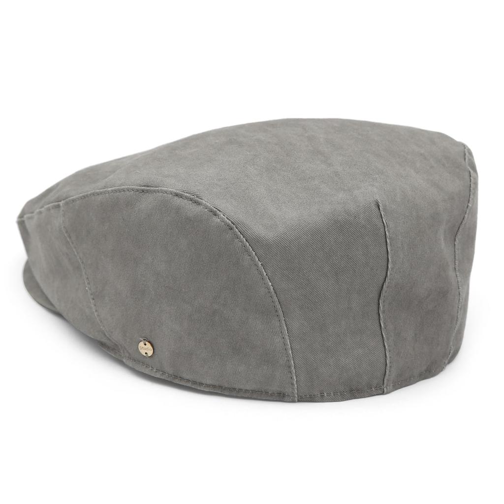 Vintage Classic Washed Cotton 4 Season Standard Size Unisex Painter Beret Hunting Retro Cap Korean Hat for Women [UNDERCONTROL] (Dust Gray)