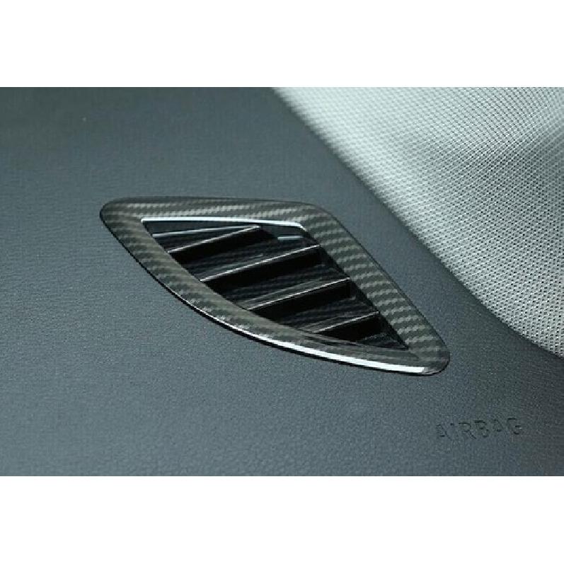 Dashboard Side Outlet 2018- Carbon Fiber Fit For BMW X2 F39 Vent Cover Trim