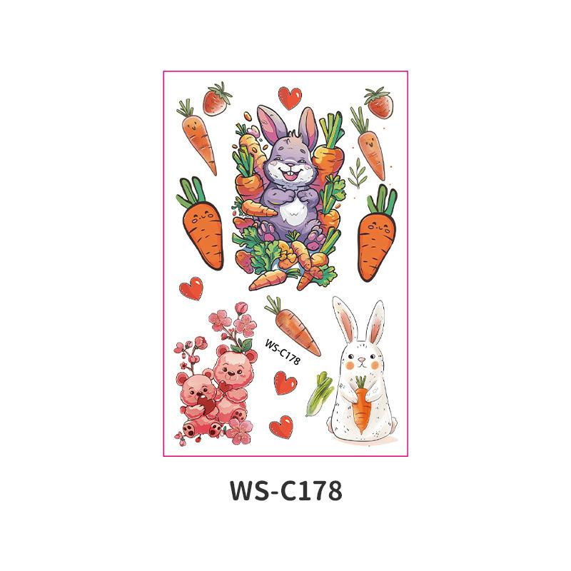 Cross Border Children's Cartoon Tattoo Stickers Space Dinosaur Boy Girl Cute Temporary Waterproof