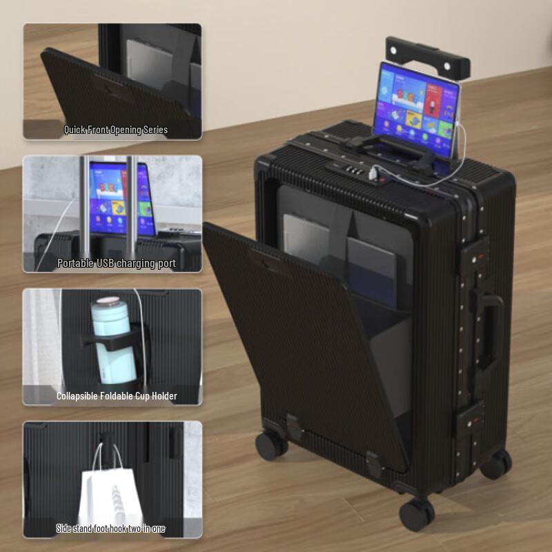 Traveler LTZ 203 Front-Opening Hardside Luggage 20 inch