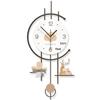 Jiujiuda Cream Style Lucky Deer Decorative Wall Clock