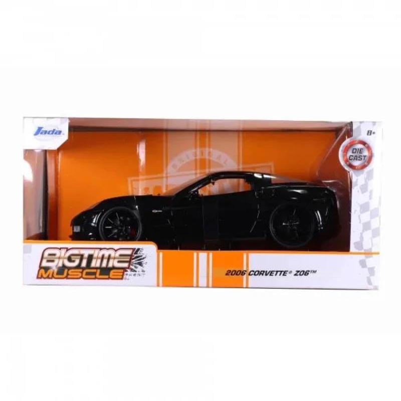 

Джада 1:24 2006 Chevrolet Corvette Високоімітаційна лита металева модель автомобіля Іграшки з металевого сплаву для дітей Колекція подарунків