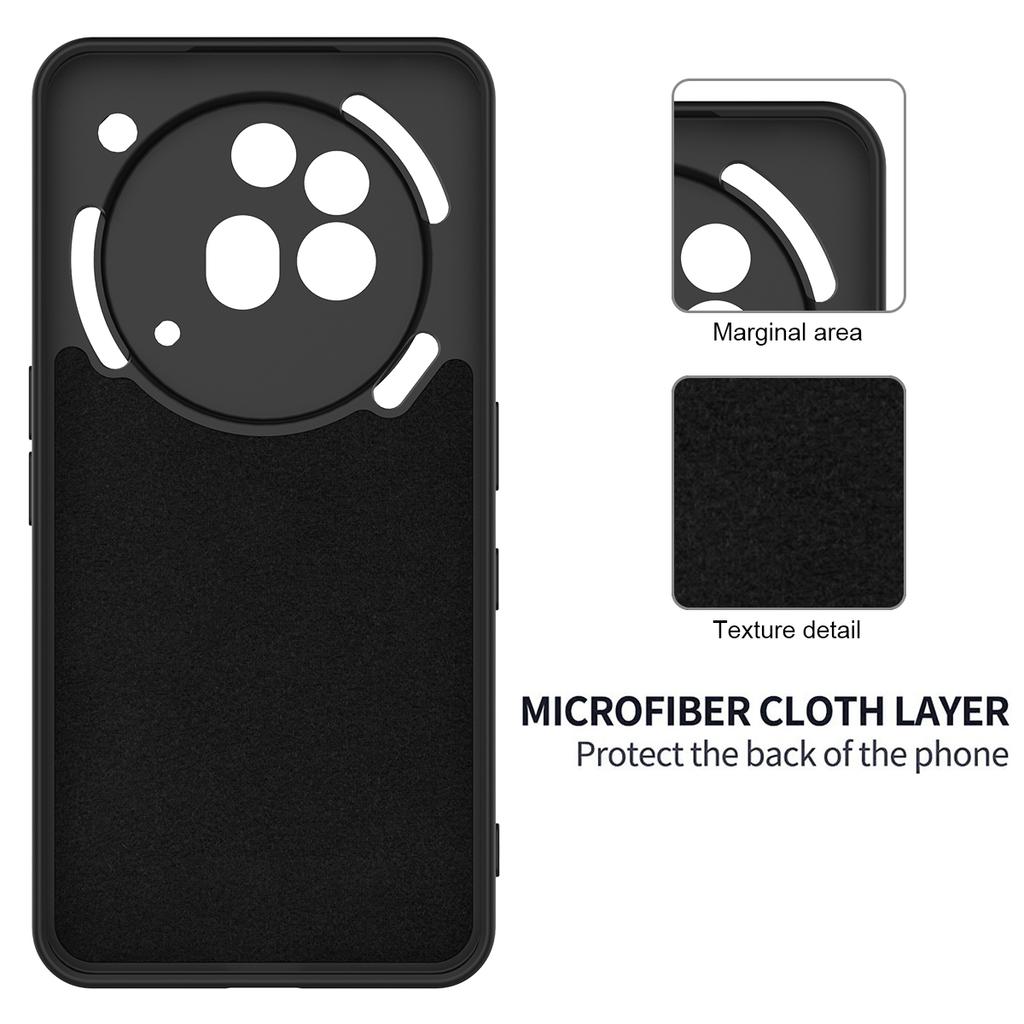 For Nothing Phone (3a) Pro Liquid Silicone Case Phone Back Cover with Hand Strap