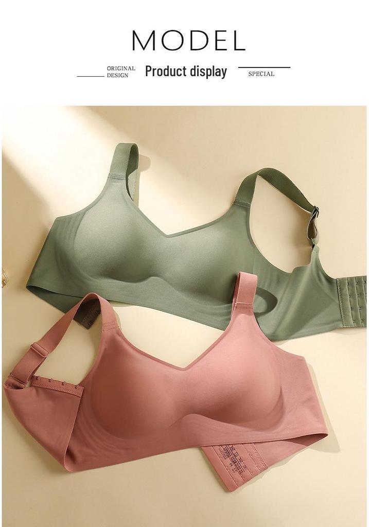 High-Quality Seamless Soft Support Adjustable Wireless Bra for Women