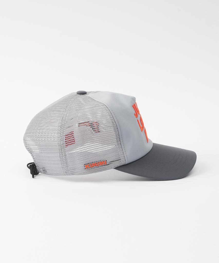 Kimimi Just Love Me Mesh Ball Cap Gray Combination