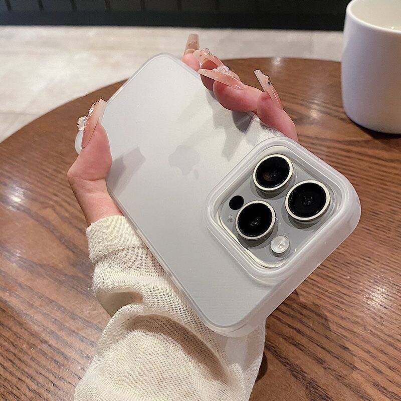 Soft Matte Candy Transparent Phone Case For iPhone 11 12 13 14 15 16 17 Pro Max X Xs XR 8 7Plus Shockproof Silicone Bumper Cover