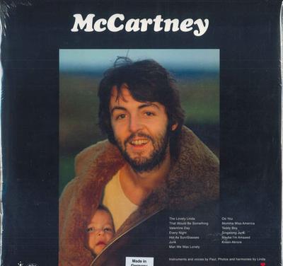 LP PAUL MCCARTNEY - McCartney 0602557567557 MPL, Capitol Re 2017 Wereldwijd Rock