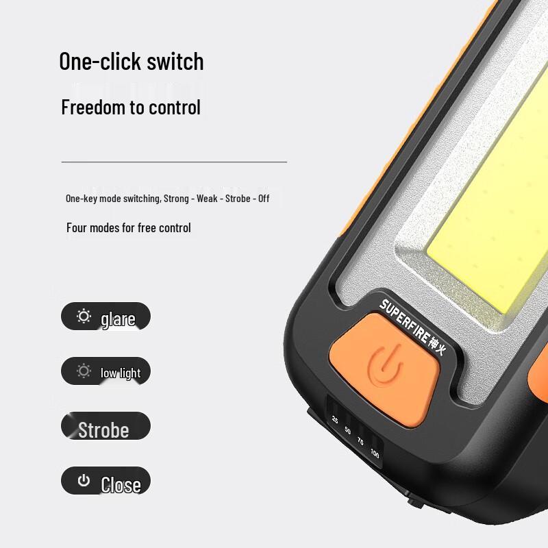 SupFire GJ01 Rechargeable Magnetic Work Light
