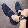 NEW Men Suede Loafers Comfortable Flat Casual Shoes Men Breathable Slip-On Soft Leather Driving Shoes Moccasins
