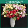 Floral Camellia Faux Arrangement Decor Silk Flowers Weddings Props Photography