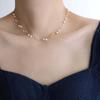 Luxury Beaded Choker Necklace Exquisite Neck Pendant Elegant Stacked Pearls Necklace  Birthday Gift