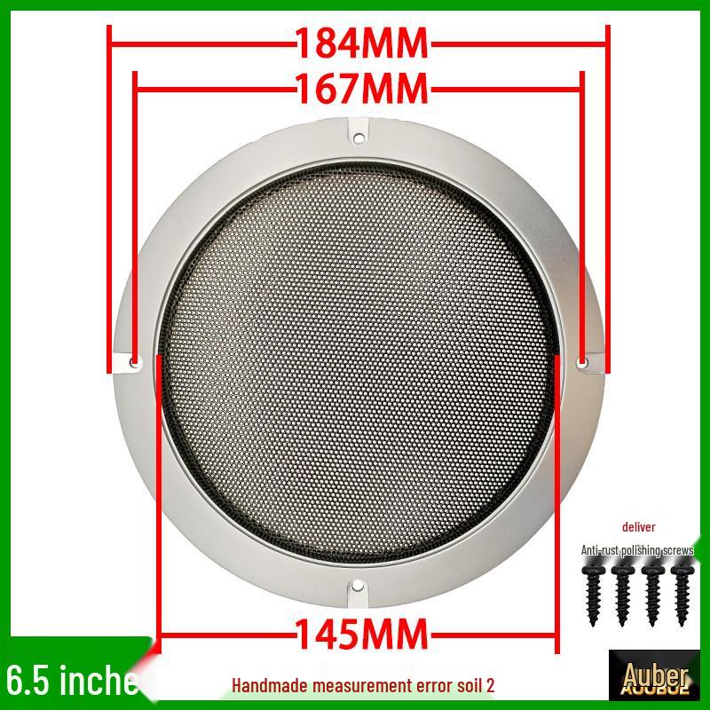 Speaker Grille Metal Mesh Dustproof Covers: 2-10 Inch Sizes for Car Speakers