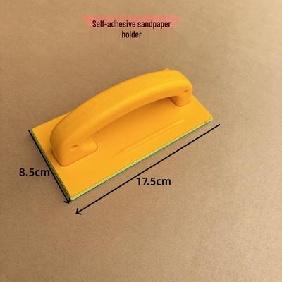 Suporte Autoadesivo para Lixa 17,5x8,5 cm para Lixar Madeira e Parede