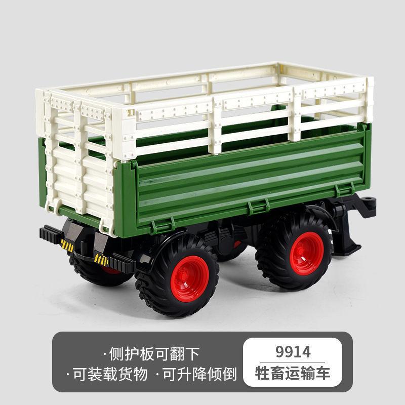Farm Tractor Inertia Toy Car Model Transport Trailer Engineering Vehicle