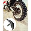 QWORK 2 Pack Universal 2.15" Tyre Rim Lock Compatible With 50Cc-250Cc Dirt Pit Monkey Bike Motorcycles - High Strength Nylon And Metal Construction