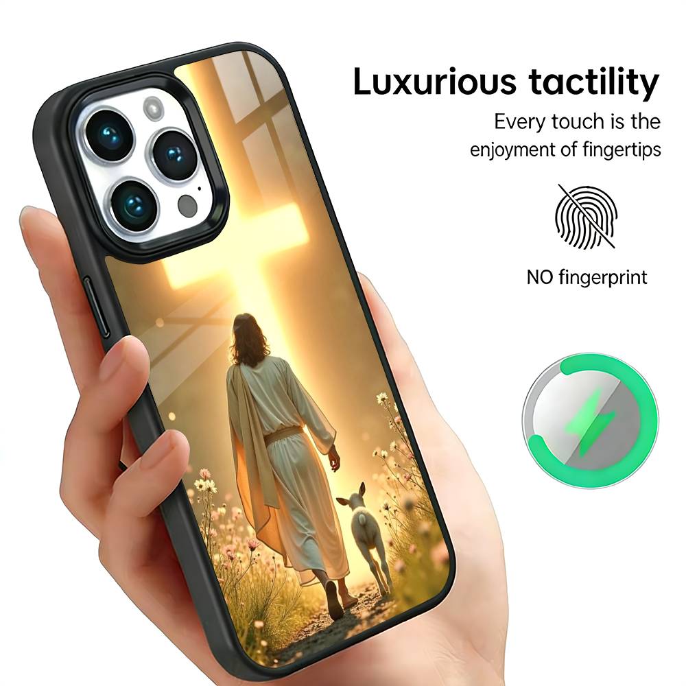

Christian Religious Jesus Phone Case For iPhone17,16,15,14,13,12,11 Plus,Pro Max For Magsafe Wireless Charging iphone16e