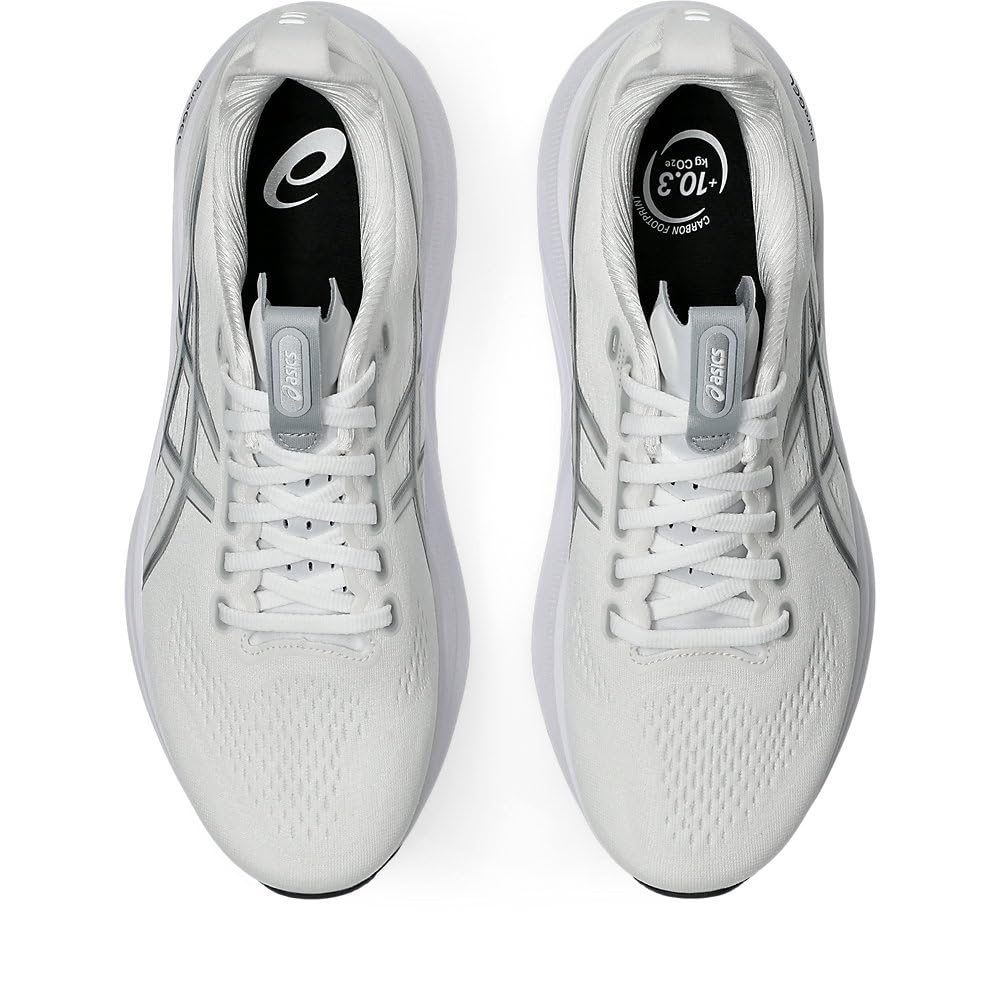 Asics Offizieller Store Exklusiv 32 Laufschuhgröße Silber GEL-KAYANO Schuhe, Herren, 25.5, 2E, Weiß/Rein